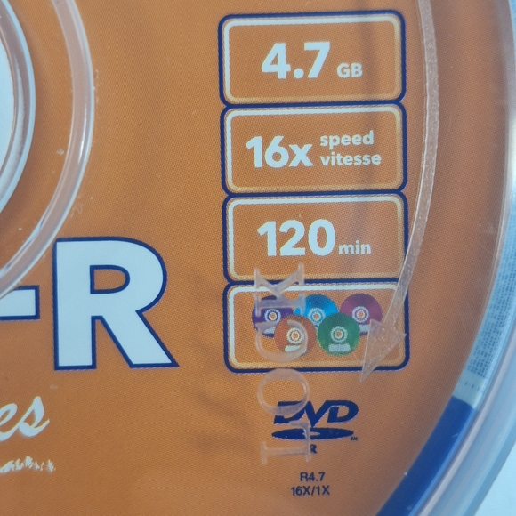 DVD-R Verbatim 25 pack New Sealed - Picture 2 of 7